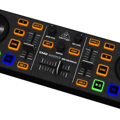 BEHRINGER CMD MICRO Compact 2-Deck USB DJ MIDI Controller + Full Warranty image 1