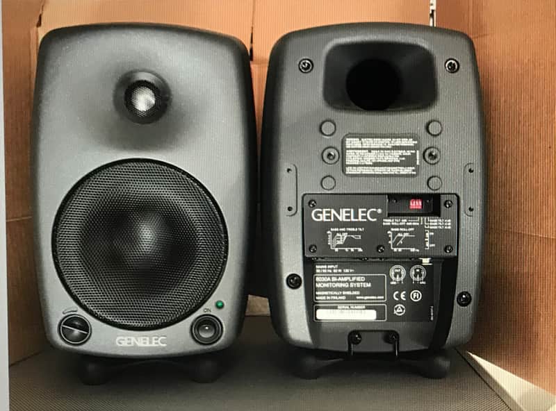 Genelec 8030a Monitor Speakers & 7050a Subwoofer Black image 1