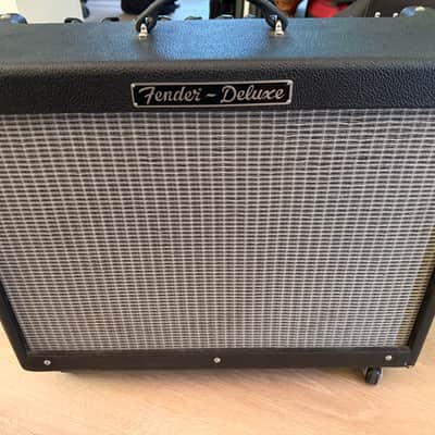 Fender Deluxe Hotrod 2002 all tube - Black with Chrome plate image 1