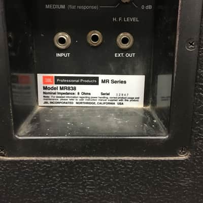Pair JBL MR838 Black image 5