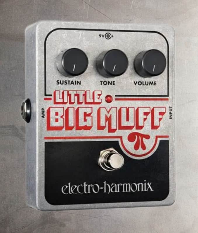 EHX ELECTRO-HARMONIX LITTLE BIG MUFF FUZZ | DISTORTION | SUSTANIER PEDAL + FREE PATCH CABLE image 1
