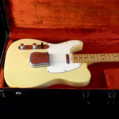 LEFTY! Vintage Early 1973 Original Fender USA Telecaster Ash Body Blonde Relic 1 Piece Maple Neck 7.6 lb HSC image 4