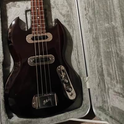 Beautiful 1971 Excellent Condition Gibson Custom SB-400 Bass Cherry Alder w/ Hard Shell Case & accessories image 2