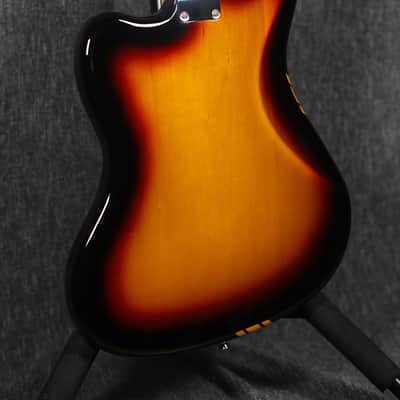 Brand New Fender Made in Japan 2025 Collection Traditional II '60s Jaguar 2025 Sunburst w/ Vintage Natural Competition Stripe MIJ w/ Bag image 8