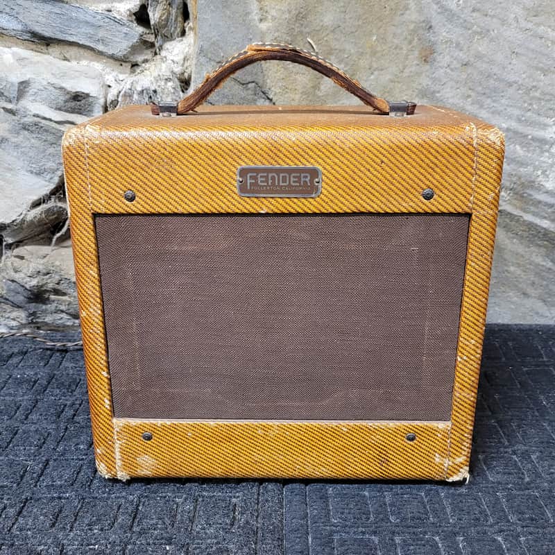 1953 Fender Champ 5C1 "600" Wide Panel 4-Watt 1x6" Guitar Combo imagen 1