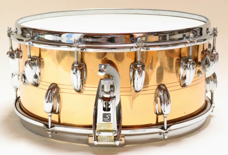 Slingerland 6.5x14 "Two-to-One", Copper Over Brass Snare Drum, 1979-1982 / INSPECTED & TESTED image 1