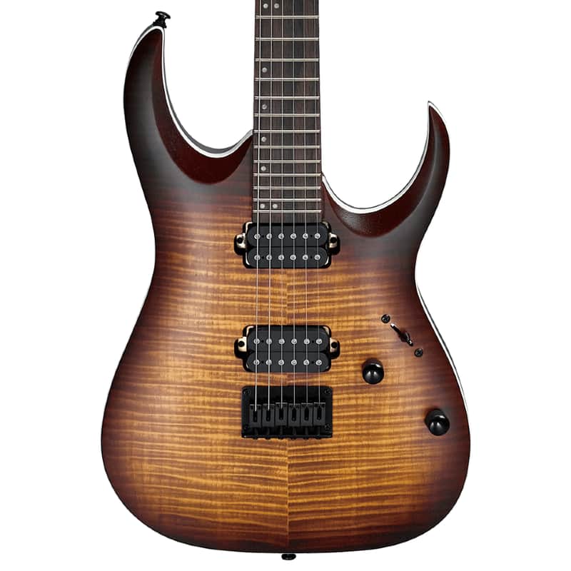 Ibanez RGA42FMDEF Dragon Eye Burst Flat 2021 image 1