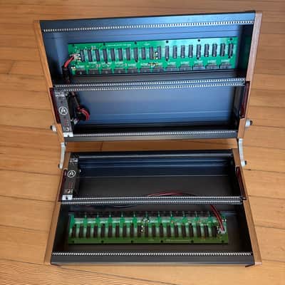 350hp! Double RackBrute 6U x 2 Eurorack folding Modular Case Black image 8