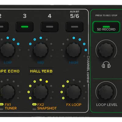 Mackie ShowBox Rechargeable 8" DJ PA Bluetooth Speaker+Mixer Recording Interface image 8