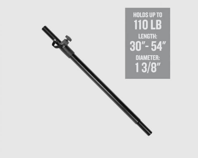 Mackie SPM400 Threaded Speaker Pole for DRM Series image 1