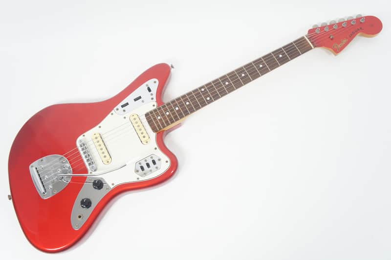 [SALE Ends June 30] Fender Japan JG-66 JAGUAR CAR Candy Apple Red 1997 O Serial JG66 MIJ TOM Bridge image 1