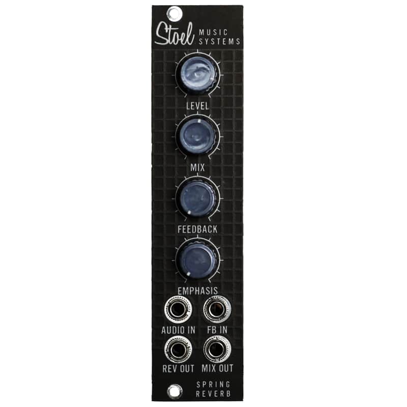 Stoel Music Systems Spring Reverb, Dark Mode - Black image 1