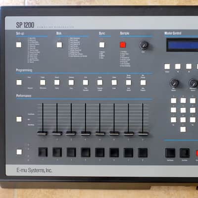Emu SP1200 Vintage Sampling Drum Machine Serviced SP-1200 12 + 5 disks E-MU image 1
