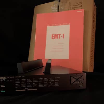 super rare Yamaha half-rack series set: EMT-1 FM Expander Synth, EMT-10 PCM Synth, EMR-1 Digital Rhythm Box, year 1988 image 6