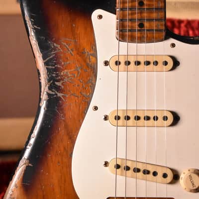 Fender Custom Shop Masterbuilt 55 heavy relic Jason Smith 2023 - Tobacco sunburst image 2