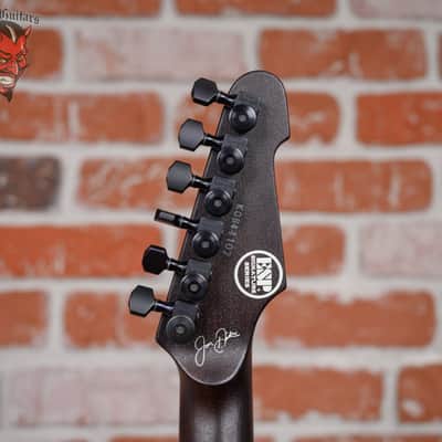 ESP Signature Series Jon Donais Flamed Maple Top See Thru Black Satin 2008 w/OHSC image 10
