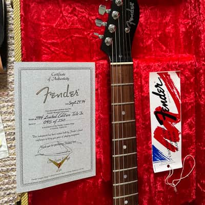 Fender Custom Shop Tele Jr. EXCELLENT Condition w/OHSC and paperwork #45 of 150 image 3