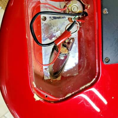 Vintage Kramer Pacer USA Made Circa 1982, Candy Apple Red, "Strat" Headstock w/Bag image 11