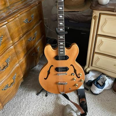 Epiphone JL Casino with RosewoodFretboard Natural w/case image 1