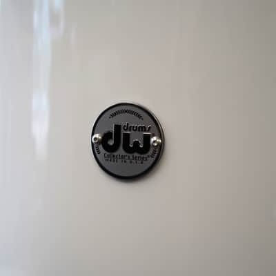 DW USA Collectors Series 16x18" Pure Maple SSC Shell With Ring's 18'' Floor Tom w/ Legs - Piano White Lacquer image 2