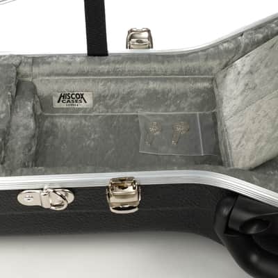 Hiscox Pro-II Dreadnought Acoustic Guitar Case Black/Silver image 5