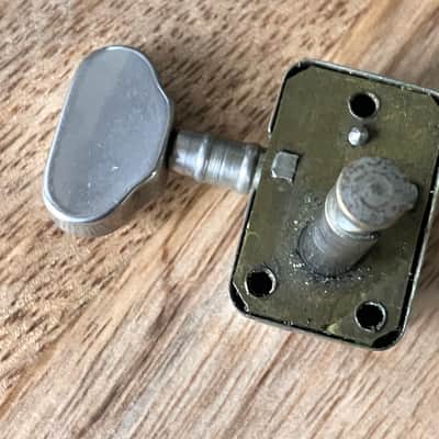 Single 1960s Burns Van Ghent Guitar Machine Head Tuner Bass side Eko Vox Gretsch image 6