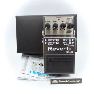 Boss RV-6 Reverb With Original Box Guitar Effect Pedal H7R5204 image 1