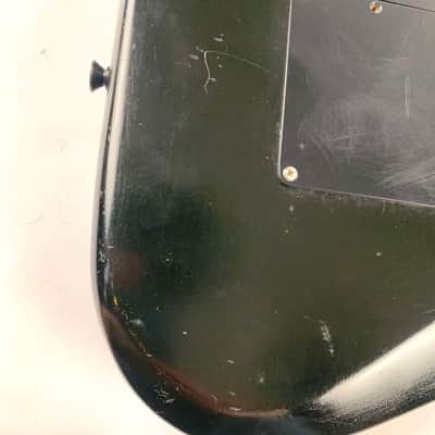 Alvarez Dana Scoop 1990s - Green Graphic Metal art Modulus Graphite neck, and Original Alvarez hardshell case and hang tag! image 16