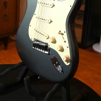 2012 Fender American Standard Stratocaster – Charcoal Frost Metallic (7.3 lbs) w/ CS Pickups & TSA OHSC image 6
