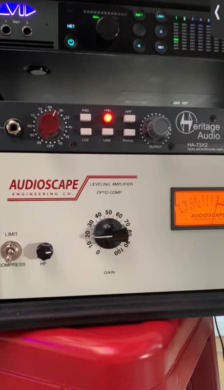 Heritage Audio HA-73X2 Elite Series Dual-Channel Mic Preamp 2017 - 2019 - Blue image 1