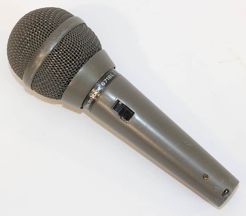 1980s Electro-Voice 671BL Low Impedance Dynamic Microphone • Gray image 1