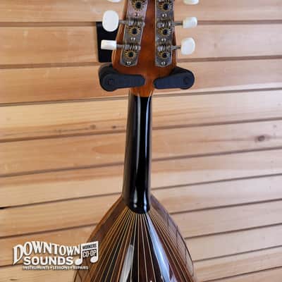 1970s Made in Japan Conqueror CM-815 Bowl-Back Mandolin with Hard Case - Natural, 1lbs 9oz image 7