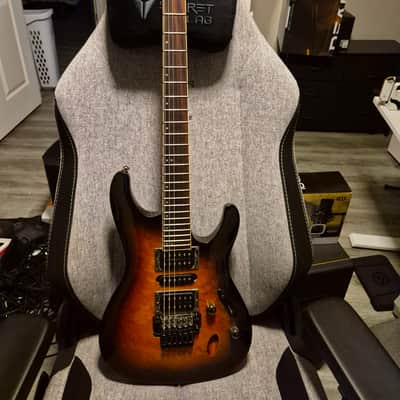 Ibanez S670QM-DEB Standard with Mahogany Body, Rosewood Fretboard 2016 - 2017 - Dragon Eye Burst image 2