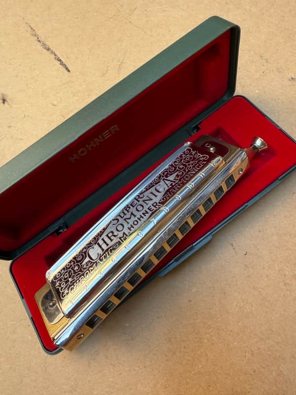 Hohner Vintage chromonica 270 with box image 1