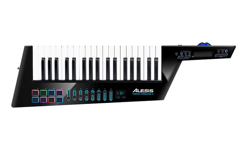 Alesis Vortex 2 Wireless Keytar USB/MIDI Controller - Black image 1