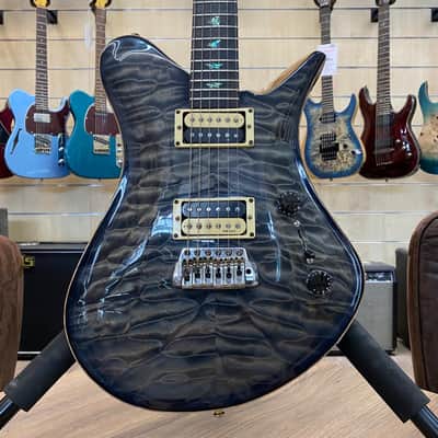 Brogi Vanguard Custom Guitar 2007 Black Transparent image 3