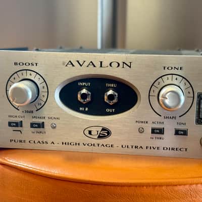 Avalon U5 Class A DI and Instrument Preamp — Owned From New, Rack Ears Included image 2