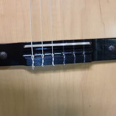 Vintage 1967 Silvertone Classical Guitar Model 660 Kay Built Natural New Strings Original Hard Shell Case image 2