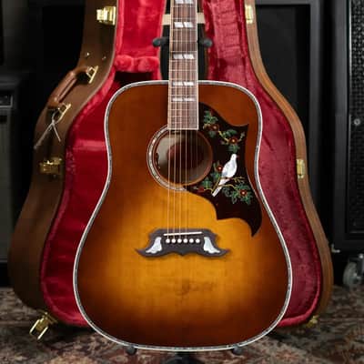 Gibson Dove Anniversary Limited Edition Acoustic/Electric Guitar - Cremona Burst with Hardshell Case image 17