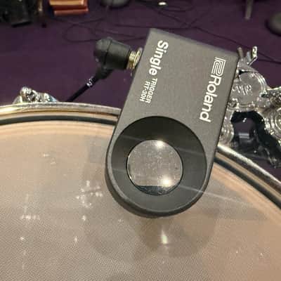 DW Performance Series - Roland Module - Zildjian Cymbal - Gibraltar Rack - Complete Set - Indigo Glass image 12
