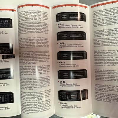 Mint Nakamichi CR-3A 3-head cassette deck w/ Original Accessories & Box | Tested, Fully Functional image 20