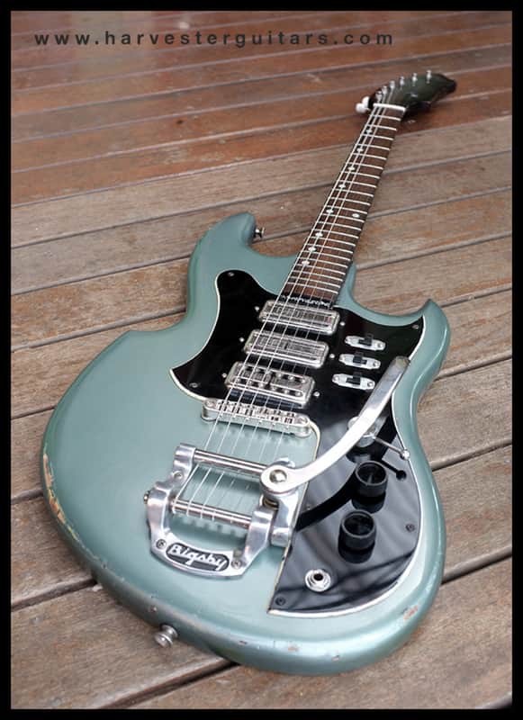 Harvester Maton Sharkbyte Fyrbyrd 2017 Aged Pelham Blue image 1