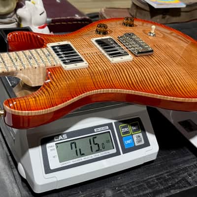 PRS Custom 24 Wood Library Edition 2018 - stunning Flamey Autumn Sky'burst w/Flamey Maple Neck ! image 14