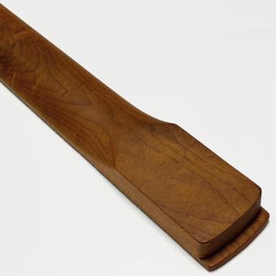 Strat Guitar Neck 22 Frets, 25.5'' Roasted Canada Maple ST Guitar Neck with Radius 9.5'' Fretboard for Stratocaste Guitar Parts Replacement (Roasted Maple) image 8
