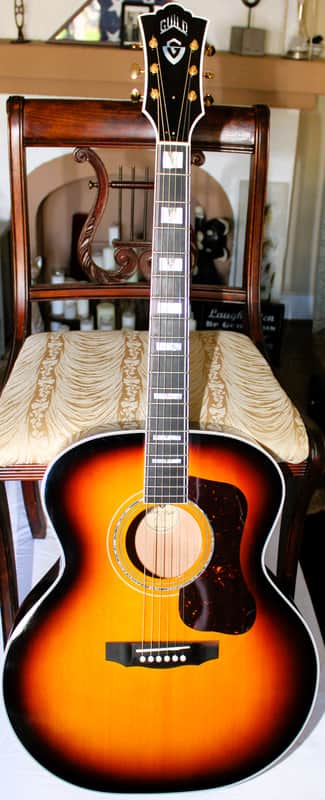 Guild F-55 Maple 2021 Antique Burst ATB USA