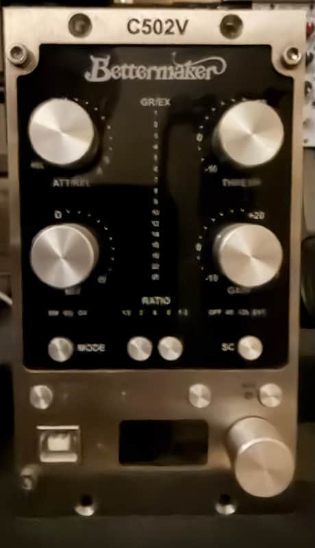Bettermaker C502V 500 Series Stereo Compressor Module 2010s - Black image 1