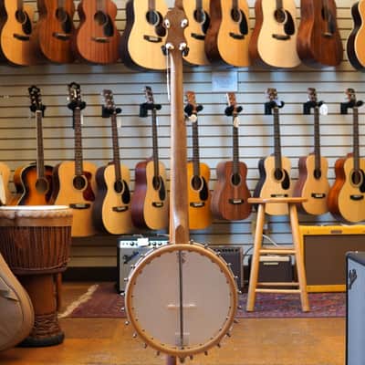 Deering Vega White Oak 12-inch Open-back Banjo w/Hard Case image 6