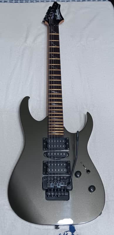 Washburn WF-228 Electric Guitar 1990 - Metallic Green image 1