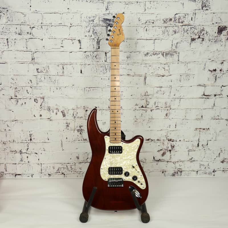 R.O'M Custom Guitars S-Type S-Type - Natural over mahogany body image 1