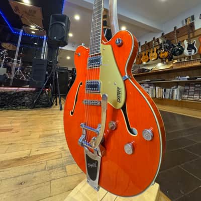 Gretsch G5622T Electromatic Center Block Double Cutaway with Bigsby, Laurel Fretboard 2019 - Present - Orange Stain image 3